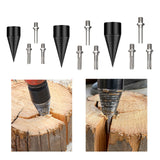 Maxbell Wood Log Splitting Drill Bit Easy Splitter Firewood Log Splitter for Camping Diameter 32mm