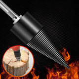 Maxbell Wood Log Splitting Drill Bit Easy Splitter Firewood Log Splitter for Camping Diameter 32mm