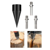 Maxbell Wood Log Splitting Drill Bit Easy Splitter Firewood Log Splitter for Camping Diameter 32mm