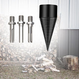Maxbell Wood Log Splitting Drill Bit Easy Splitter Firewood Log Splitter for Camping Diameter 42mm