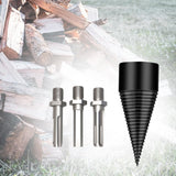 Maxbell Wood Log Splitting Drill Bit Easy Splitter Firewood Log Splitter for Camping Diameter 42mm