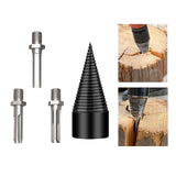 Maxbell Wood Log Splitting Drill Bit Easy Splitter Firewood Log Splitter for Camping Diameter 42mm