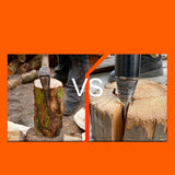 Maxbell Wood Log Splitting Drill Bit Easy Splitter Firewood Log Splitter for Camping Diameter 50mm