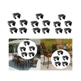 Maxbell 5Pcs Outdoor Furniture Clips Fastener Connect The Sectional Patio Sofa Clips 6cm