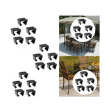 Maxbell 5Pcs Outdoor Furniture Clips Fastener Connect The Sectional Patio Sofa Clips 6cm