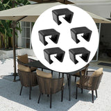 Maxbell 5Pcs Outdoor Furniture Clips Fastener Connect The Sectional Patio Sofa Clips 6cm