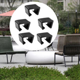 Maxbell 5Pcs Outdoor Furniture Clips Fastener Connect The Sectional Patio Sofa Clips 6cm