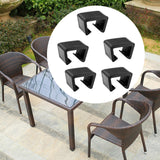 Maxbell 5Pcs Outdoor Furniture Clips Fastener Connect The Sectional Patio Sofa Clips 6cm