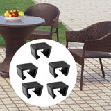 Maxbell 5Pcs Outdoor Furniture Clips Fastener Connect The Sectional Patio Sofa Clips 6cm