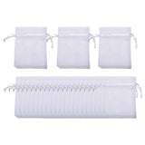 Maxbell 100 Pack 4x6 inch Small Netting Barrier Bags for Strawberries Berries Apples White
