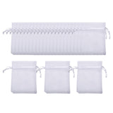 Maxbell 100 Pack 4x6 inch Small Netting Barrier Bags for Strawberries Berries Apples White