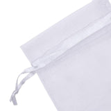 Maxbell 100 Pack 4x6 inch Small Netting Barrier Bags for Strawberries Berries Apples White