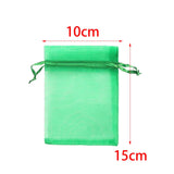 Maxbell 100 Pack 4x6 inch Small Netting Barrier Bags for Strawberries Berries Apples Green