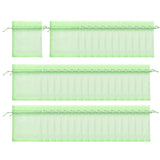 Maxbell 100 Pack 4x6 inch Small Netting Barrier Bags for Strawberries Berries Apples Light Green