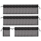 Maxbell 100 Pack 4x6 inch Small Netting Barrier Bags for Strawberries Berries Apples Black