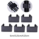 Maxbell 5x Furniture Clips Wicker Chair Fasteners Small Module Patio Furniture Clips 6cm