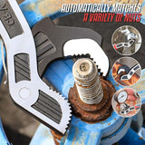 Maxbell Self Adjustable Pipe Wrench Plumbing Wrench Anti Slip Handle for Auto Repair 6inch