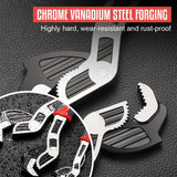 Maxbell Self Adjustable Pipe Wrench Plumbing Wrench Anti Slip Handle for Auto Repair 6inch