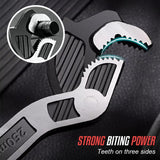 Maxbell Self Adjustable Pipe Wrench Plumbing Wrench Anti Slip Handle for Auto Repair 6inch