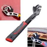 Maxbell Self Adjustable Pipe Wrench Plumbing Wrench Anti Slip Handle for Auto Repair 6inch