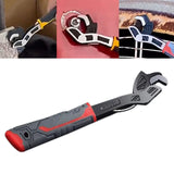 Maxbell Self Adjustable Pipe Wrench Plumbing Wrench Anti Slip Handle for Auto Repair 6inch