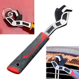 Maxbell Self Adjustable Pipe Wrench Plumbing Wrench Anti Slip Handle for Auto Repair 8inch