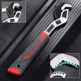 Maxbell Self Adjustable Pipe Wrench Plumbing Wrench Anti Slip Handle for Auto Repair 8inch