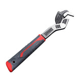 Maxbell Self Adjustable Pipe Wrench Plumbing Wrench Anti Slip Handle for Auto Repair 10inch