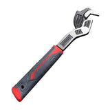 Maxbell Self Adjustable Pipe Wrench Plumbing Wrench Anti Slip Handle for Auto Repair 10inch