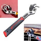 Maxbell Self Adjustable Pipe Wrench Plumbing Wrench Anti Slip Handle for Auto Repair 10inch