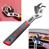 Maxbell Self Adjustable Pipe Wrench Plumbing Wrench Anti Slip Handle for Auto Repair 12inch