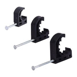 Maxbell 50Pcs Half Clamp Fixture Durable Premium J Clamp for Pex Tubing Pipe Support 1.27cm