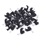 Maxbell 50Pcs Half Clamp Fixture Durable Premium J Clamp for Pex Tubing Pipe Support 1.27cm