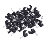 Maxbell 50Pcs Half Clamp Fixture Durable Premium J Clamp for Pex Tubing Pipe Support 1.27cm
