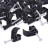 Maxbell 50Pcs Half Clamp Fixture Durable Premium J Clamp for Pex Tubing Pipe Support 1.27cm