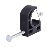 Maxbell 50Pcs Half Clamp Fixture Durable Premium J Clamp for Pex Tubing Pipe Support 1.27cm