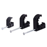 Maxbell 50Pcs Half Clamp Fixture Durable Premium J Clamp for Pex Tubing Pipe Support 1.27cm