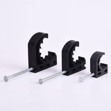 Maxbell 50Pcs Half Clamp Fixture Durable Premium J Clamp for Pex Tubing Pipe Support 1.27cm