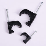 Maxbell 50Pcs Half Clamp Fixture Durable Premium J Clamp for Pex Tubing Pipe Support 1.27cm