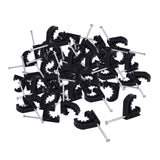 Maxbell 50Pcs Half Clamp Fixture Durable Premium J Clamp for Pex Tubing Pipe Support 1.9cm