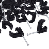 Maxbell 50Pcs Half Clamp Fixture Durable Premium J Clamp for Pex Tubing Pipe Support 1.9cm