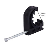 Maxbell 50Pcs Half Clamp Fixture Durable Premium J Clamp for Pex Tubing Pipe Support 1.9cm