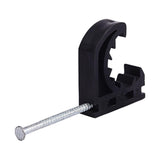 Maxbell 50Pcs Half Clamp Fixture Durable Premium J Clamp for Pex Tubing Pipe Support 1.9cm