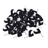 Maxbell 50Pcs Half Clamp Fixture Durable Premium J Clamp for Pex Tubing Pipe Support 2.54cm