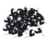 Maxbell 50Pcs Half Clamp Fixture Durable Premium J Clamp for Pex Tubing Pipe Support 2.54cm