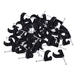 Maxbell 50Pcs Half Clamp Fixture Durable Premium J Clamp for Pex Tubing Pipe Support 2.54cm