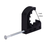 Maxbell 50Pcs Half Clamp Fixture Durable Premium J Clamp for Pex Tubing Pipe Support 2.54cm