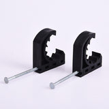 Maxbell 50Pcs Half Clamp Fixture Durable Premium J Clamp for Pex Tubing Pipe Support 2.54cm