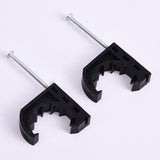 Maxbell 50Pcs Half Clamp Fixture Durable Premium J Clamp for Pex Tubing Pipe Support 2.54cm