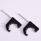 Maxbell 50Pcs Half Clamp Fixture Durable Premium J Clamp for Pex Tubing Pipe Support 2.54cm
